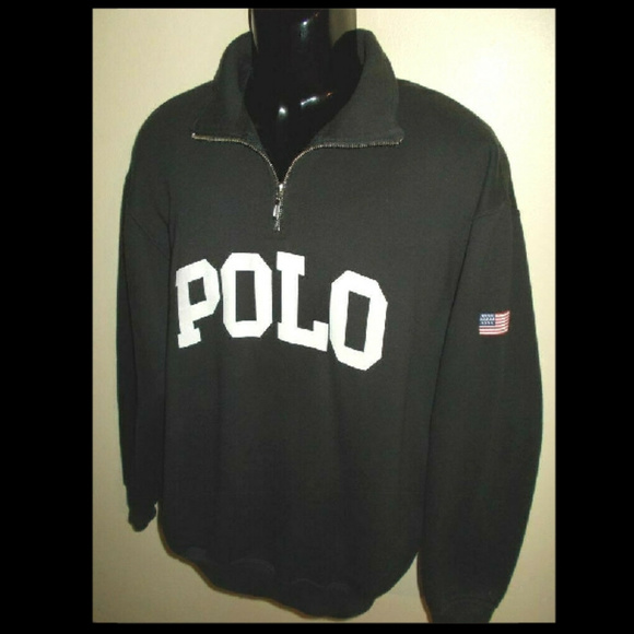 vintage polo ralph lauren quarter zip